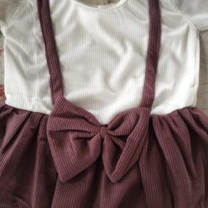 Private Label Girls DRESS WHITE AND PINK 20