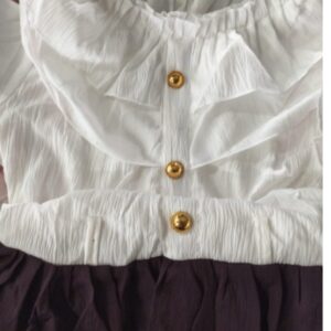 Private Label KIDS DRESS PURPLE AND WHITE 30