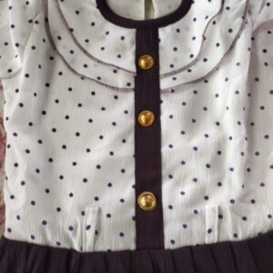 Private Label CBaby Girl Frock WHITE AND PURPLE 24