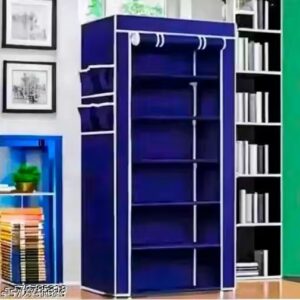 Private Label Blue 6 Layer Shoes Rack