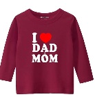 Private Label Boys Wine Colour Clothing Set Free Size