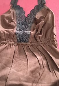 Private Label Womens Nighty Brown Colour Free Size