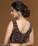 Private Label Readymade kalamkari Printed Blouse Free Size Multicolour