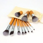 Bronson Professional Bamboo Makeup Brush Set