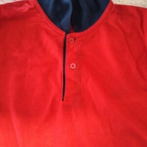 Private LabeL Mens Regular Fit Polo Shirt M RED