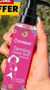 CHAINRAY Tanning Remover 100 Persent Natural Body And Face 100ml