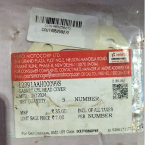 Hero The part number is 12391AAH0009S GASKET CYL HEAD COVER