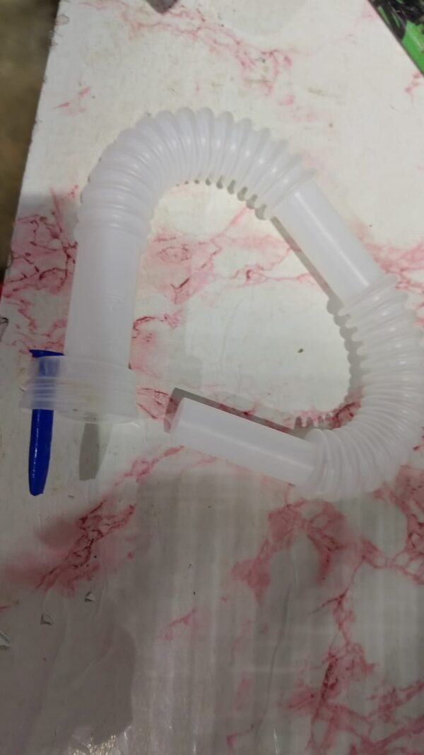 Private Label Flexible Waste Pipe 1 Meter PVC Drain Hose for Kitchen Sink