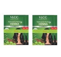 VLCC Natural And Herbal Henna Hair Shine And Darkens Hair Colour 100g Each Buy 1 Get 1 Free