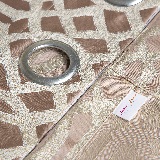 Private Label Polyester Jacquard Fabric Door Curtains Beige Colour