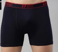 Dixcy Scott Originals Pure Cotton Mid Rise Trunks M Size Navy