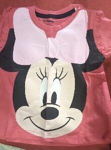 Disney Pink Colour Girls Top 49cm