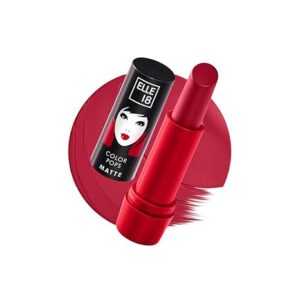 Elle 18 Color Pops Matte Lipstick Maroon Silk 4.3g