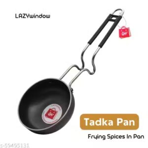 Private Label window Essential Iron Tadka Pan Black Colour