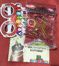 Private Label Happy Birthday Party Eyewear Sunglasses for Kids Party Glow Ornament