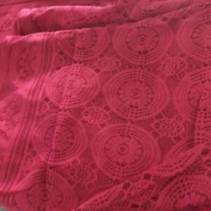 Private Label Cotton sofa cover set 5 seater Red