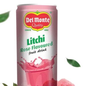 Delmonte litchi Rose flavored fruit drink 240ml