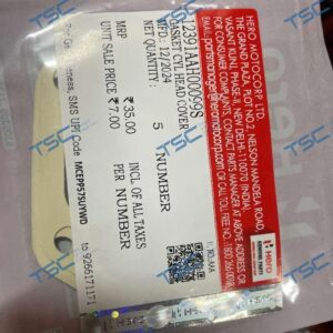 Hero motocorp GASKET CYL HEAD COVER 12391AAH00099S