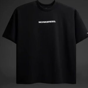 Monk Breed Mens TShirt L Size Black Colour