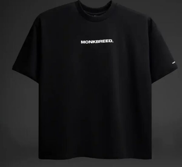 Monk Breed Mens TShirt L Size Black Colour
