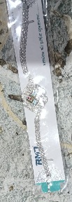 Private Label Sliver Colour Rakhi