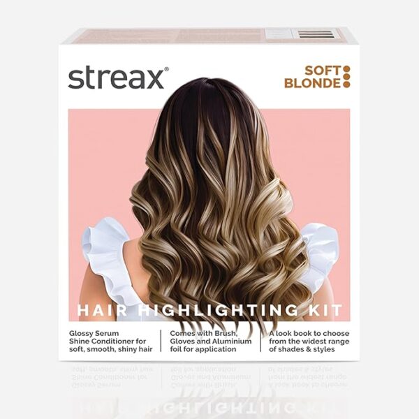 Streax Hair Colour Highlight Kit Soft Blonde 2n X20ml