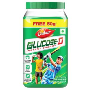 Dabur Glucose D Juicy Tasty 450g With 50g Free Powder