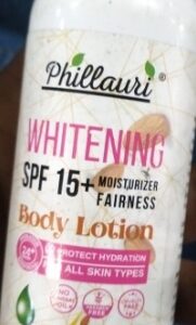 Phillauri Whitening Body Lotion On SPF15 100ML