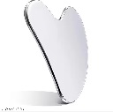 Private Label tainless Steel Gua Sha Facial Massage Tool to Reduce Puffiness Lymphatic Drainage Facial Tension 2 Pcs