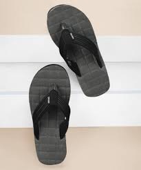 Bata Mens Black 7 Size Slipper