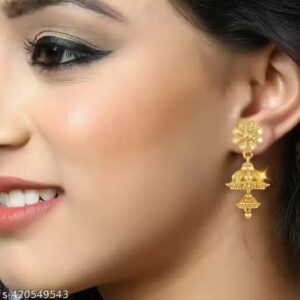 Private Label Women Golden Colour Earing