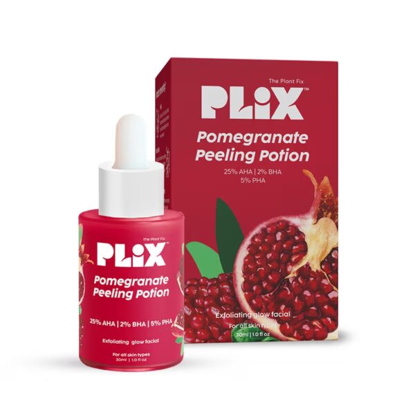 PLIX Pomegranate Peeling Solution For Glowing Even Toned Skin 30ml