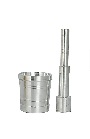 Private Label Aluminum Kitchen Khalbatta Okhli Masher Mortar and Pestle Set