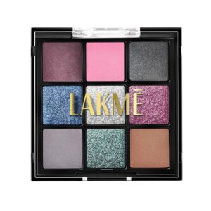 Lakme 9 in 1 Eyeshadow ShimerSmoke 11.7g Matte Shimmer and Metallic b003