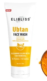 ELIBLISS ubtan Face Wash Skin Lightening Tan Removal Face wash 75ml