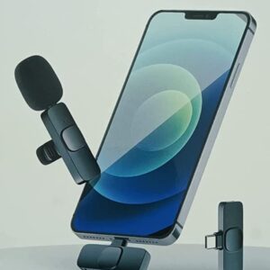 KB K8 Wireless Collar Mic forType C Android Cell PhoneTablets iPhone Microphone
