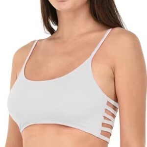 Private Lable Full Coverage Cotton Blend Lightly Padded Wirefree Free Size T Shirt Bra White