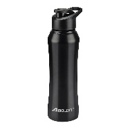 BoldFit 1L Steel Bottle with Black