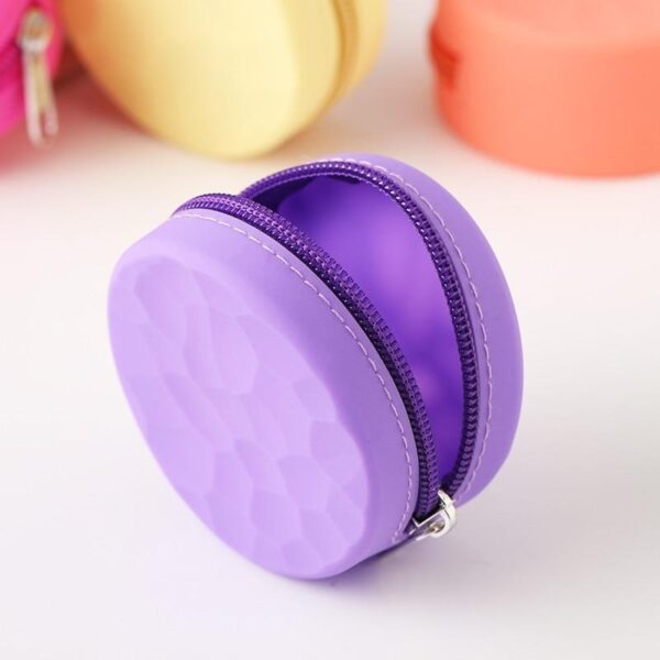 Private Label Oval Zipper Wallet Pink Colour