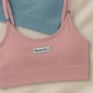 Private Label Women Bralette Lightly Padded Sport Bra Best For Gym Lavender