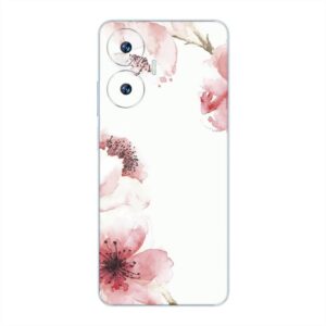 Private Label Realme Narzo Pink And White Colour Back Cover