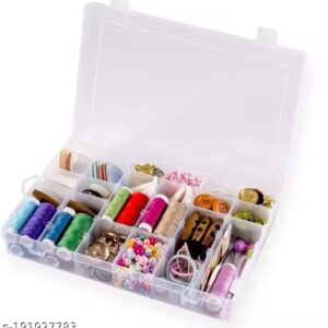Private Label1 Pics Multipurpose 36 Compartment Grid Storage Box White
