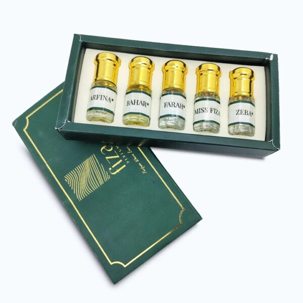Fiza Womens Combo 5 Attar fiza perfumes Pack Of 5 3 ml