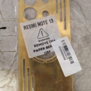 Private LabeL Redmi NOTE 13 Back Cover GOLDEN