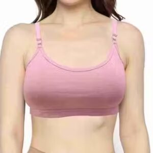 Private Label Comfy Women Sport Bra Pink Colour Free Size