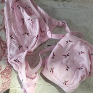 Private Labe women print lingerie sets PINK 34
