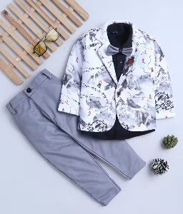 Private Label 3 Piece Coat Trouser and Shirt Multicolour 22 Size