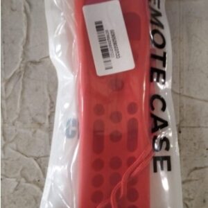 Private Label Full Wrap Silicone TV Remote Cover Case RED