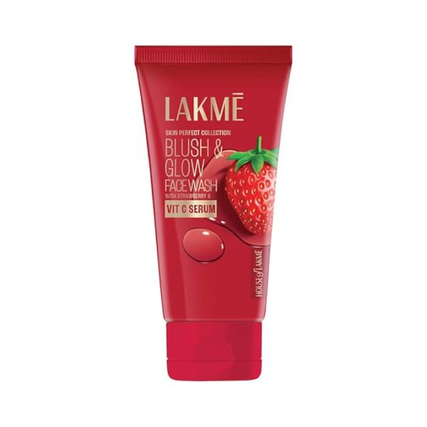 Lakme Blush And Glow Strawberry Refreshing Gel Face Wash 100 g