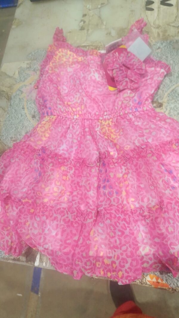Doodle Funky Girls Frock Pink Size 12Y